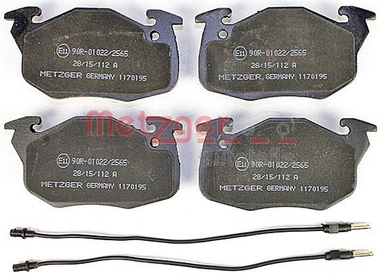 METZGER 1170195 GREENPARTS Bremsbelagsatz, Scheibenbremse